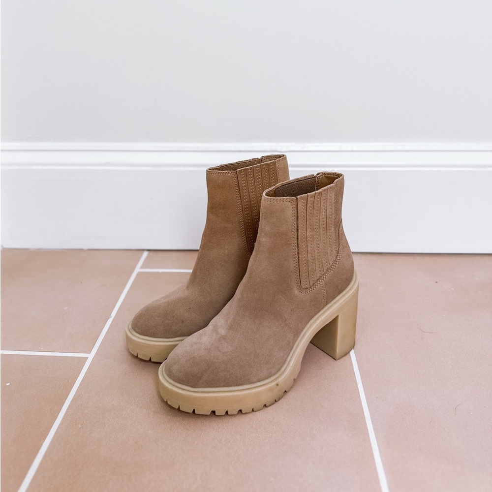 Dolce Vita Tan Heeled Boots